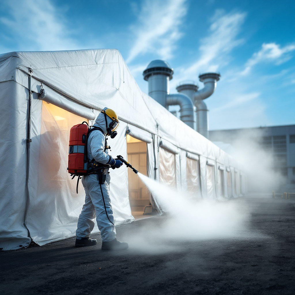 Fumigation Process: Tenting, Chemical Application, and Ventilation