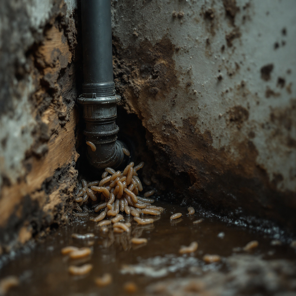 Identifying the source of a fly maggot infestation in the home